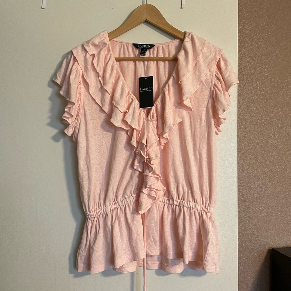 New Ralph Lauren Pink Opal Top